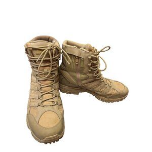 Merrell Tacticle Vibram Dry mens tan ankle hiking boots sz 13 SKU 9959